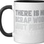 Taza de cerámica para madera sin desperdicios negra/blanca