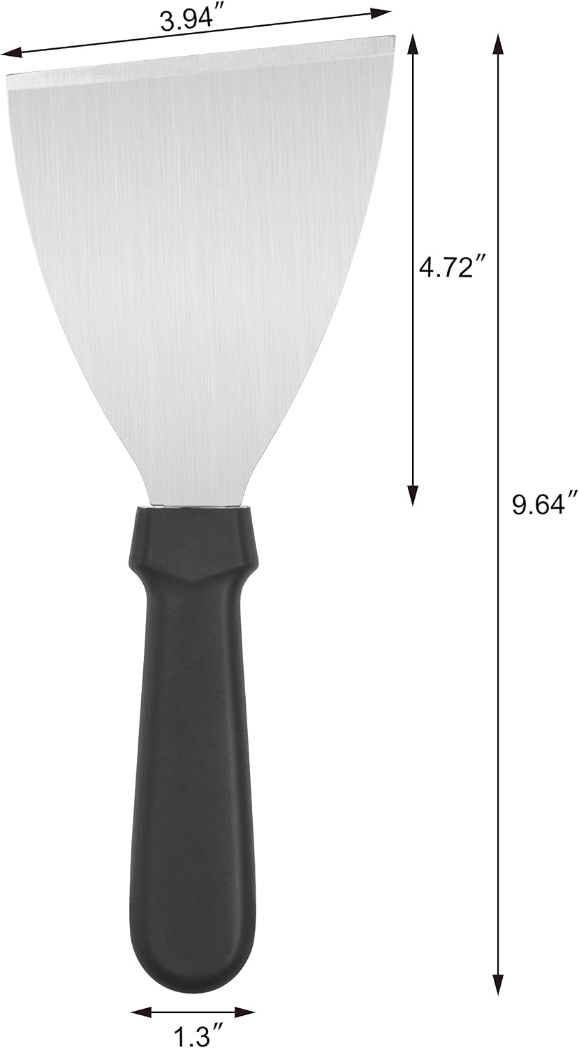 Rascador parrilla mango plástico 4x8.5pulg color negro