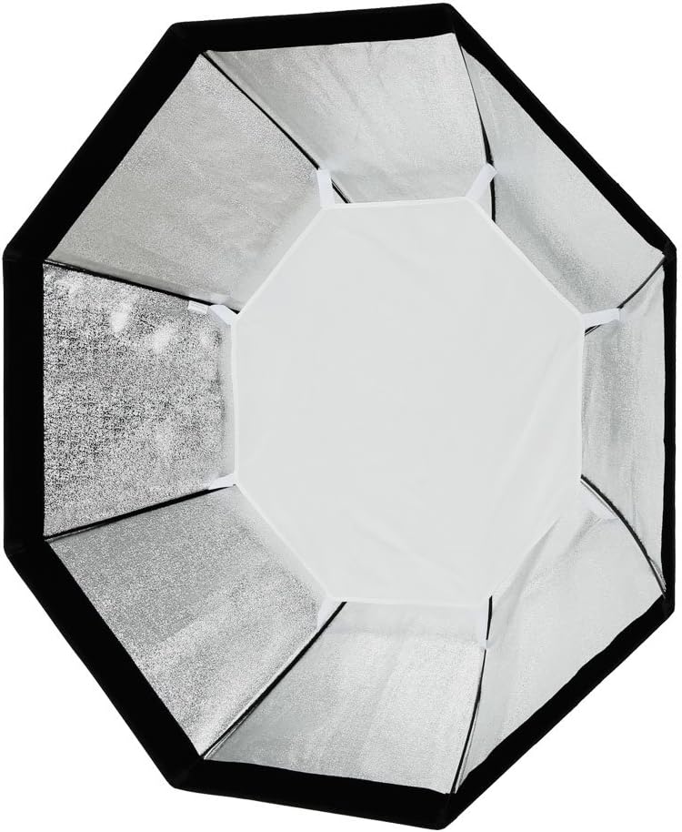 Caja blanda octagonal 47/120cm comp Bowens luz LED estudio