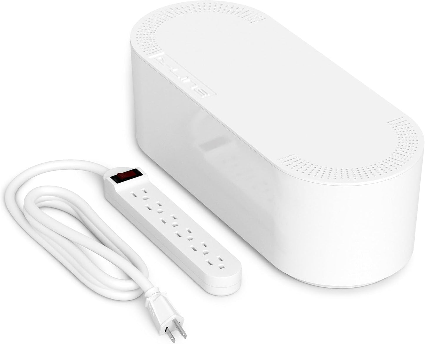 Caja organizadora cables 6 salidas CA 16.5pulg