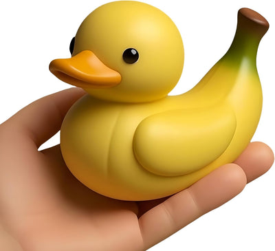 Estatua pato plátano resina para hogar oficina escritorio