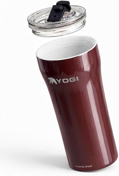 Vaso térmico acero inox con tapa sin BPA 16oz para café y agua