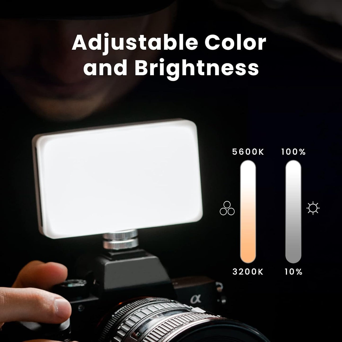 Panel Luz LED Bicolor para Cámaras DSLR Profesionales