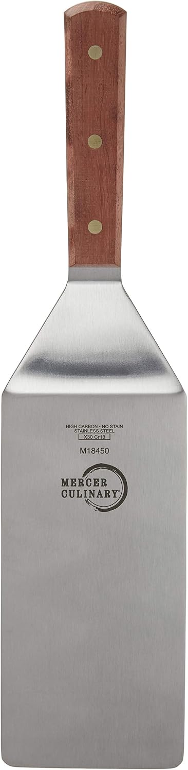 Espátula resistente mango palisandro marrón 8x4pulg