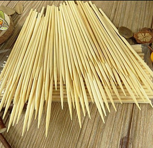 Brochetas bambú 500 pzas 8pulg uso universal