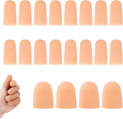 20 Protectores Silicona Dedos Reutilizables