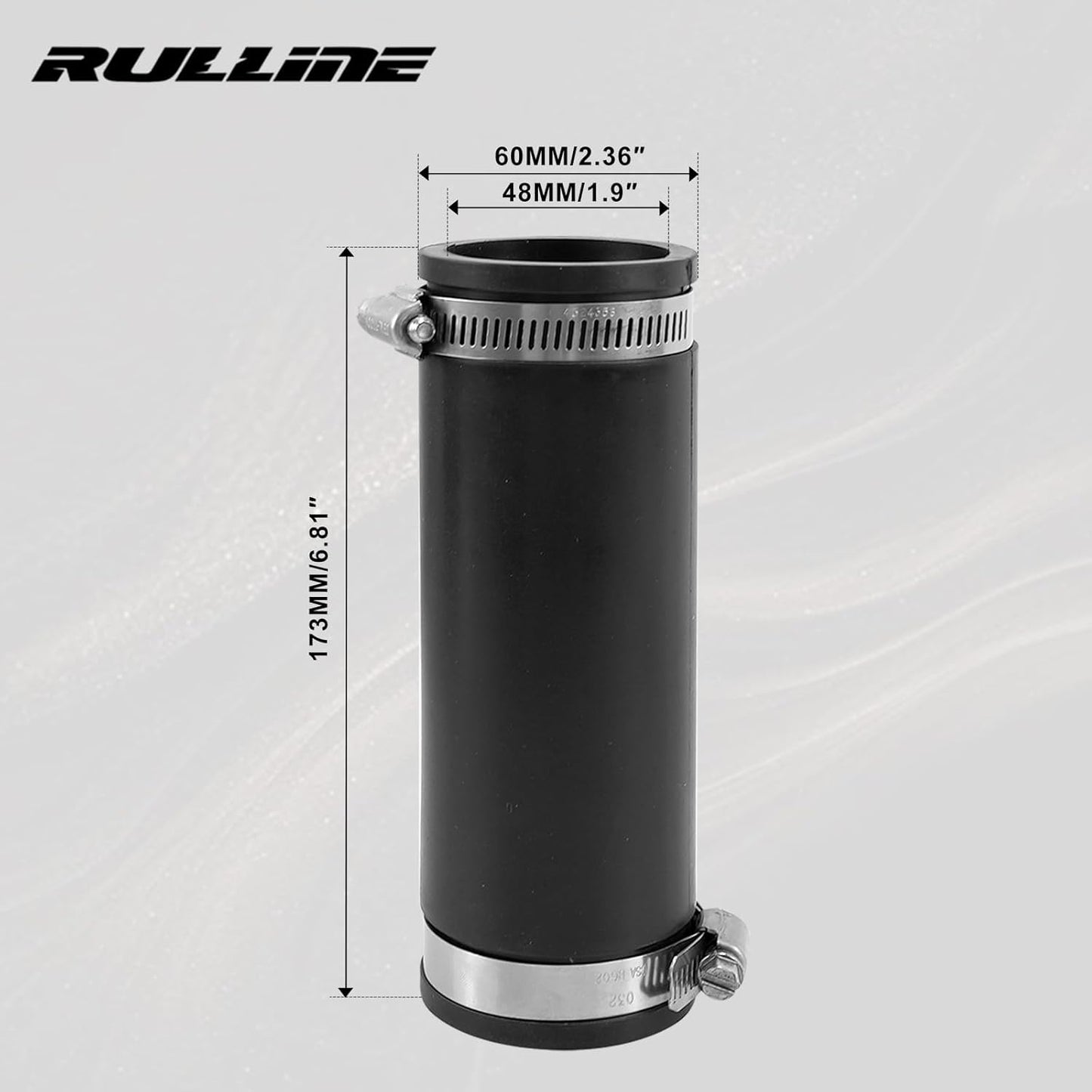 Acoplamiento tubería flexible 1-1/2" hierro fundido