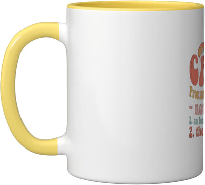Taza cerámica retro para profesor de ciencias con chiste sobre gatos