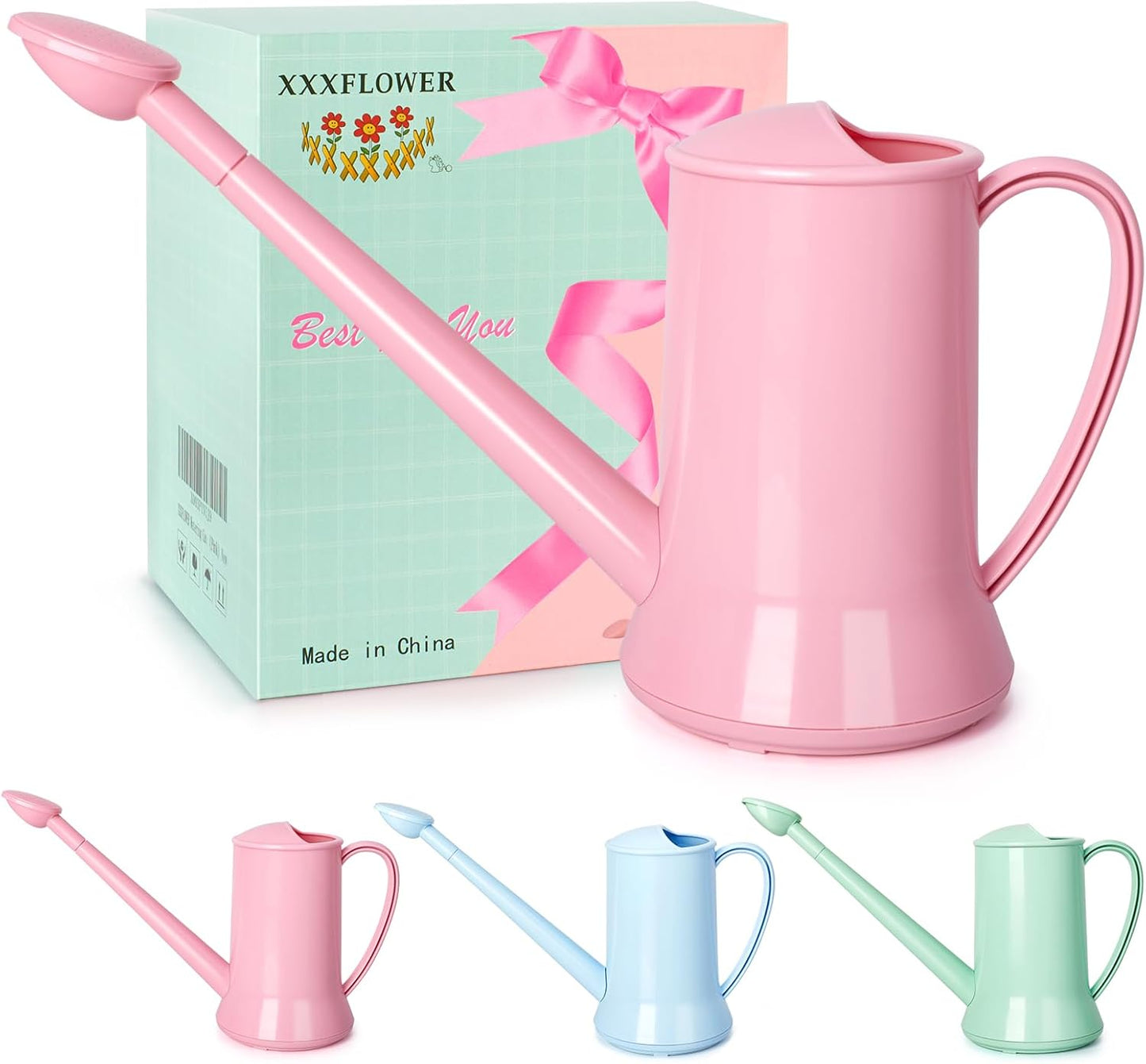 Regadera interior 67oz pico largo boquilla extraible rosa