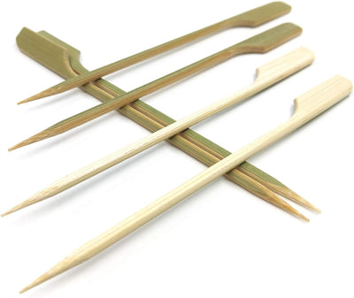 Pinchos paleta bambú 7pulg para cócteles barbacoa set 3.5-10pulg