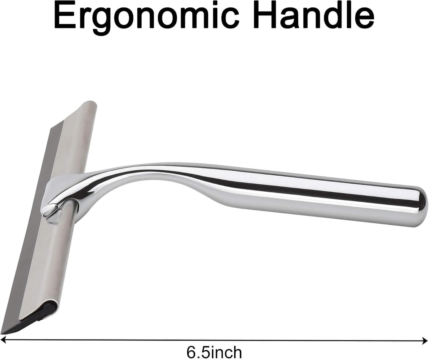 Escobilla acero inox multiusos para ducha vidrio ventanas