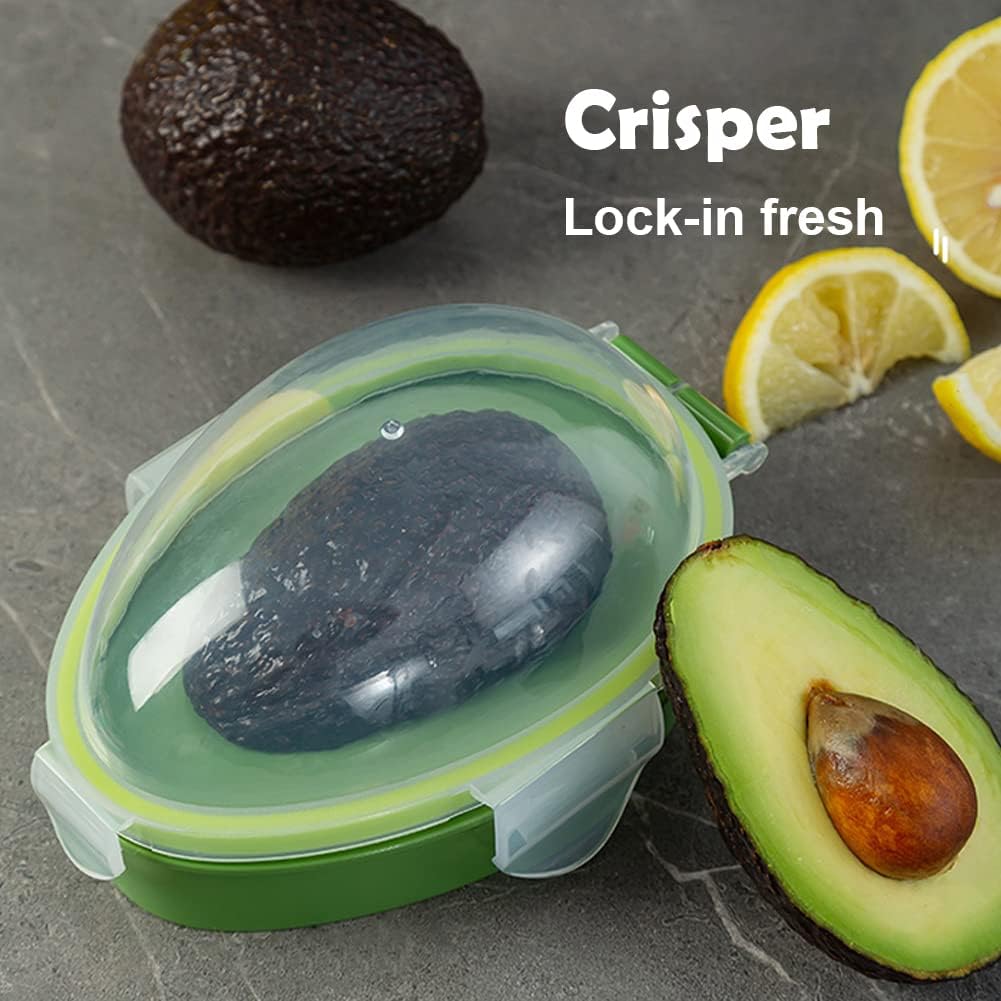 Soporte ahorrar aguacate reutilizable refrigerador
