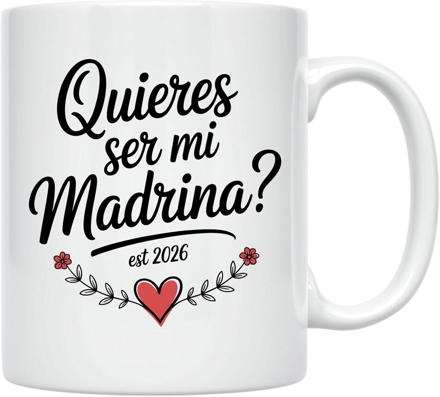 Taza de bautizo Madrina Proposal Gift 2026 11 oz