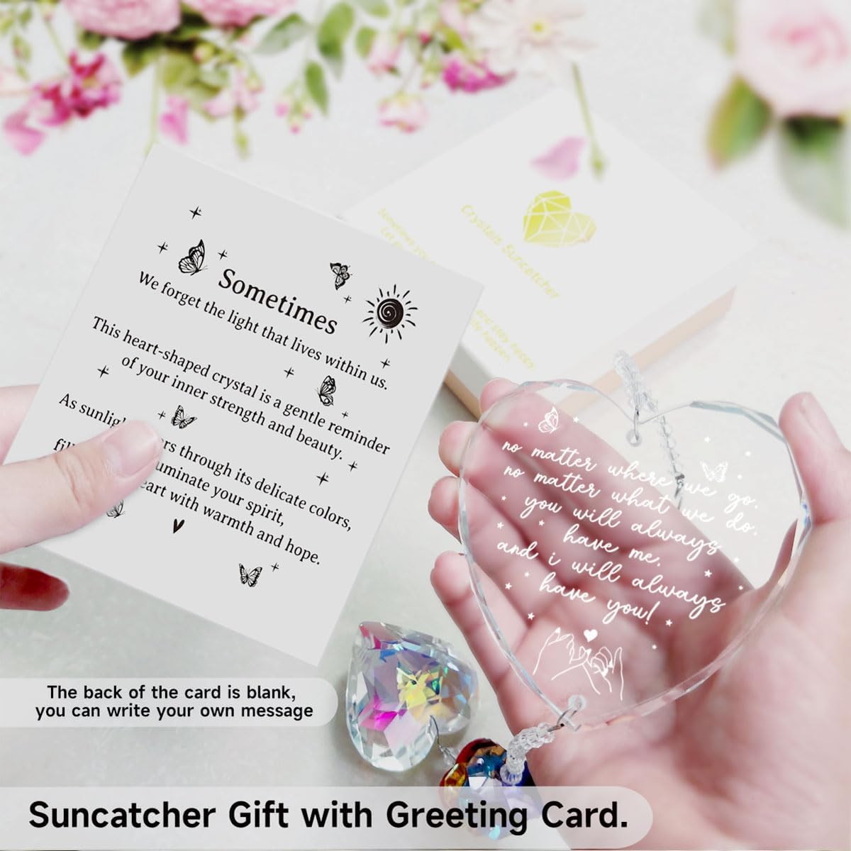 Atrapasoles cristal regalo amistad para mujer decoración