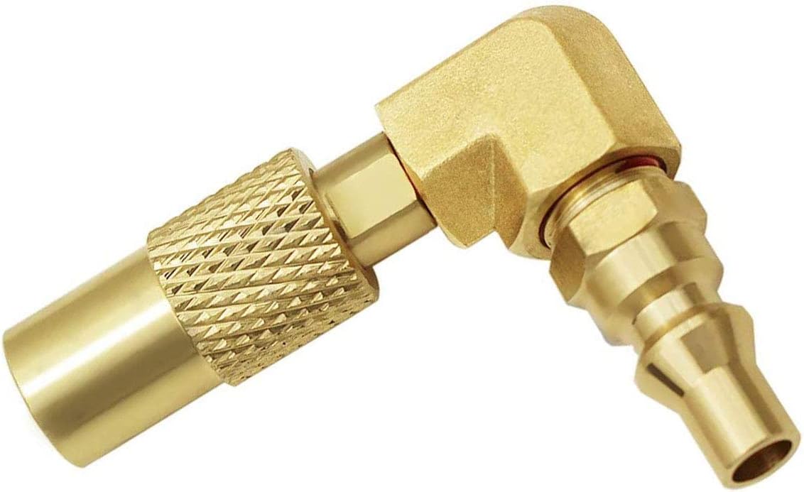 Adaptador 1/4pulg codo para parrilla Blackstone 17-22pulg