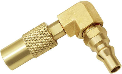 Adaptador 1/4pulg codo para parrilla Blackstone 17-22pulg