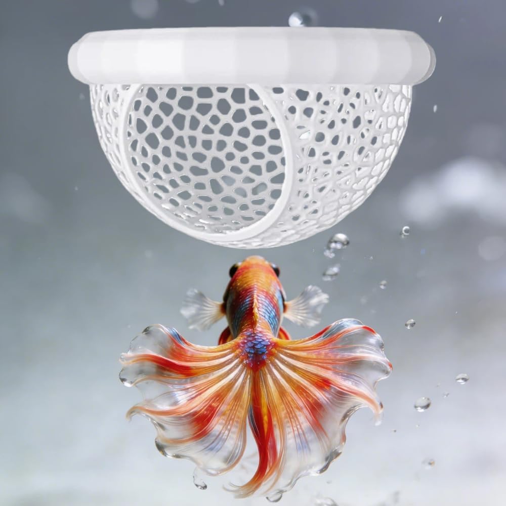 Hamaca flotante Betta con refugio camarones 3D anillo alimentación