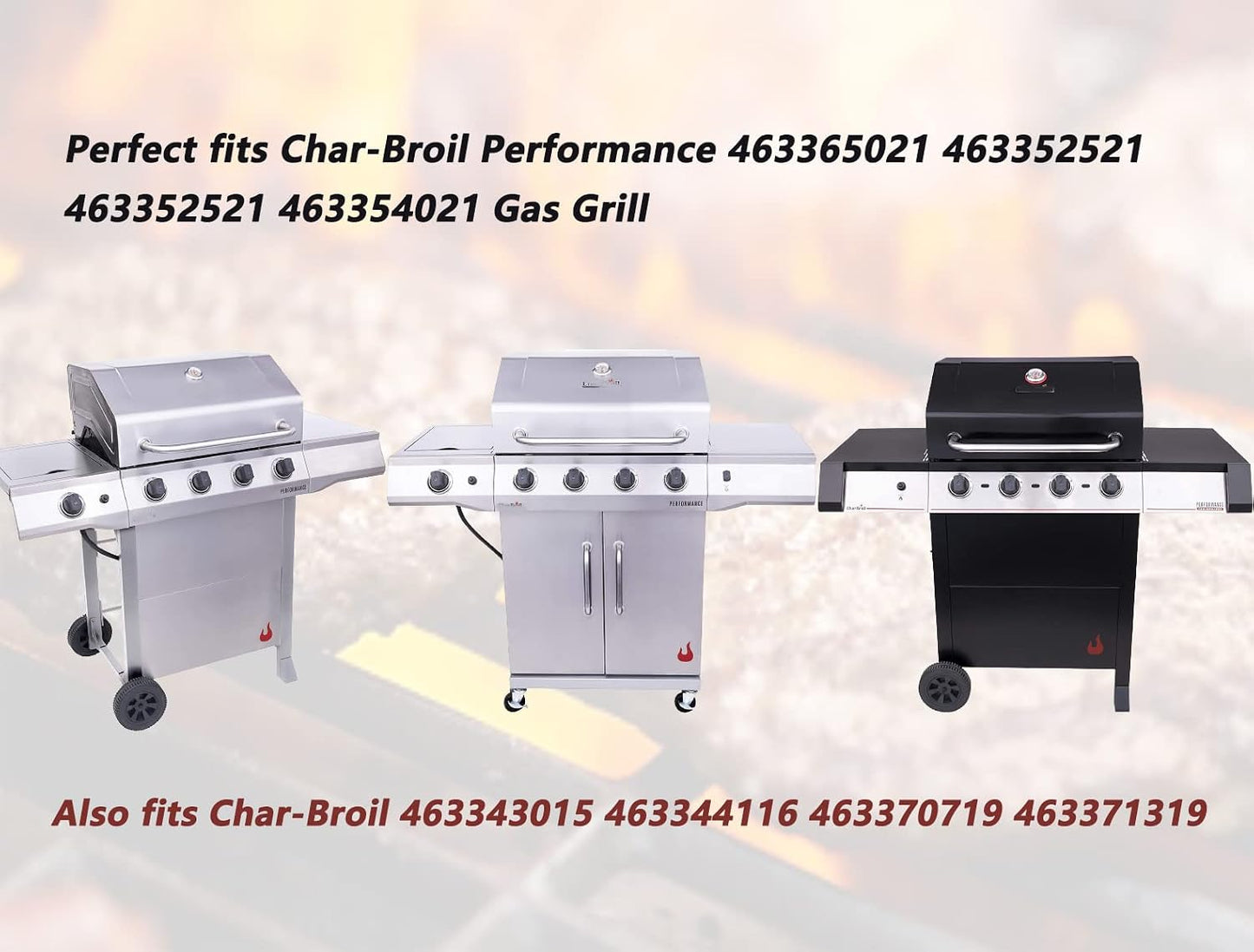 Rejilla parrilla CharBroil 17pulg repuesto