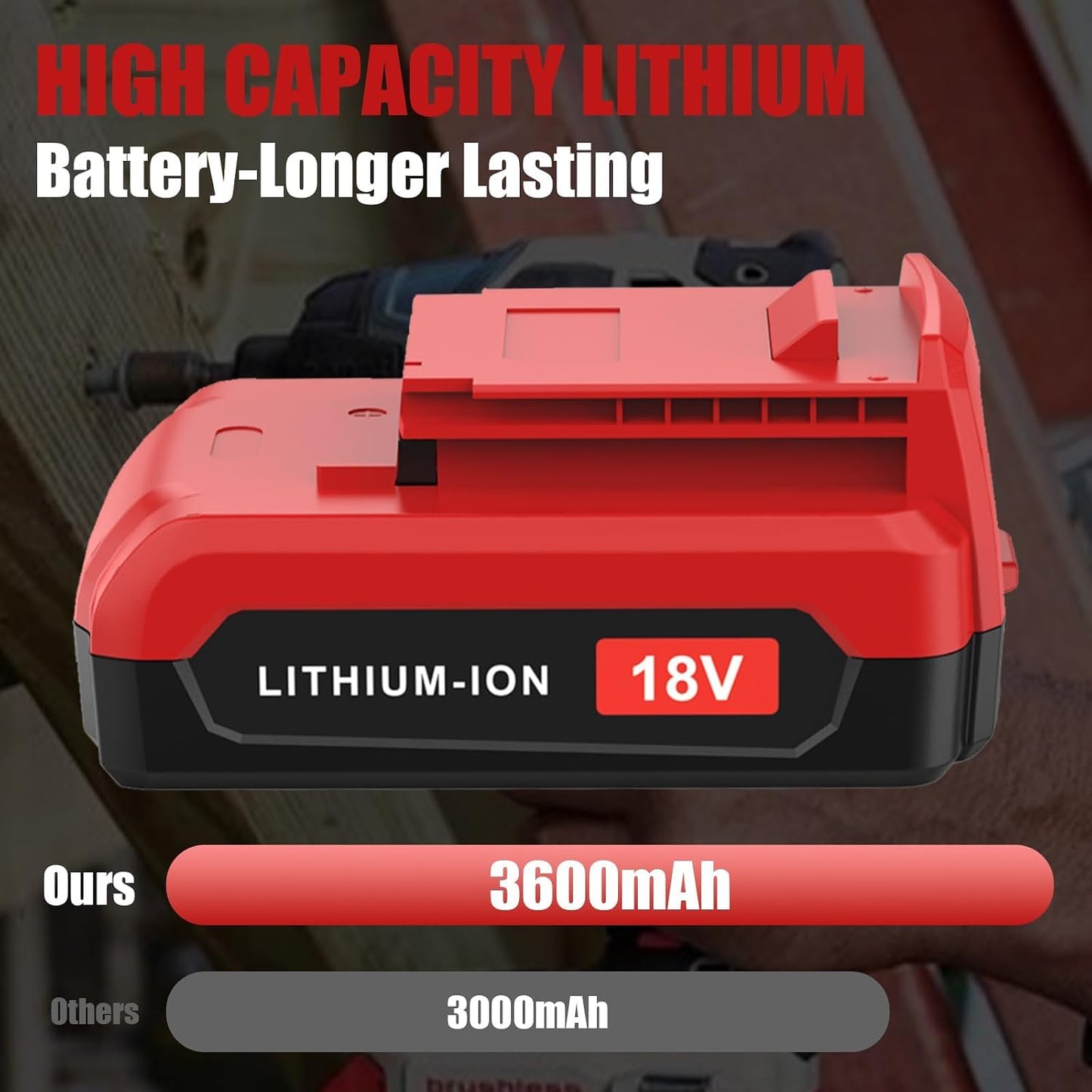2 Baterías Litio 18V 3.6Ah Repuesto Porter