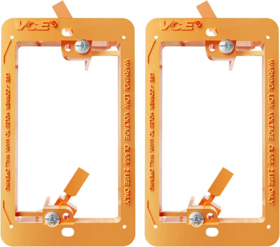 Soporte montaje bajo voltaje 2uds para cables naranja