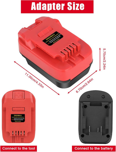 Adaptador batería 20V para herramientas inalámbricas