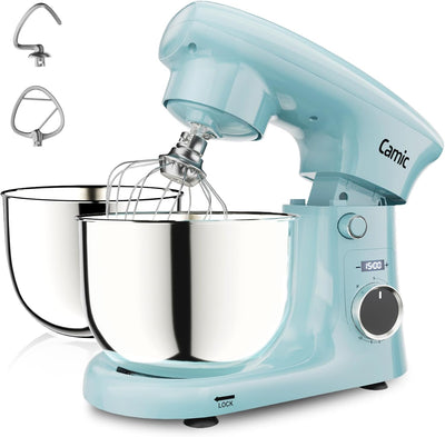 Batidora de pie 4.2-5.3qt 10 velocidades digital 3 en 1 azul