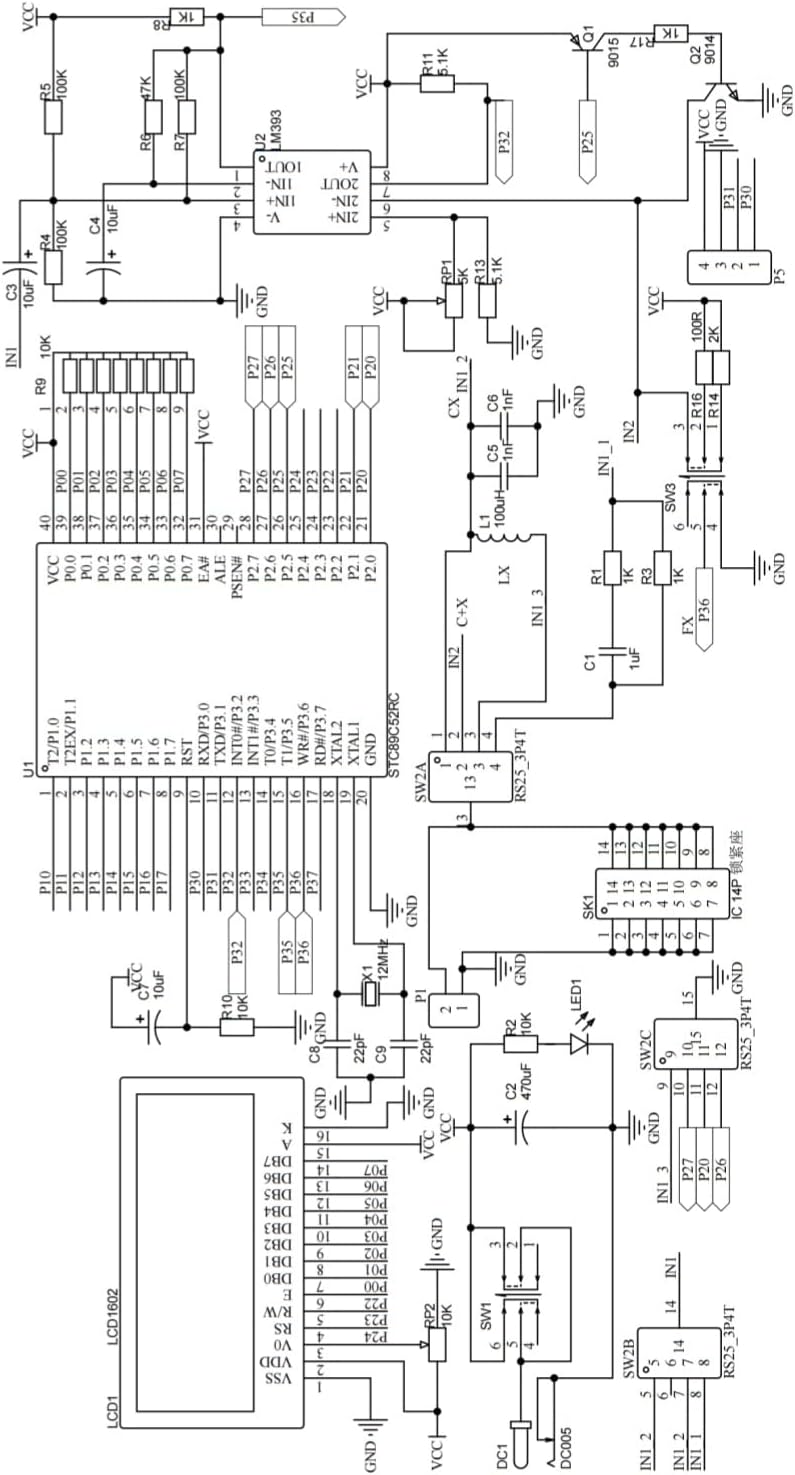 Kit soldadura medidor frecuencia inductancia capacitancia