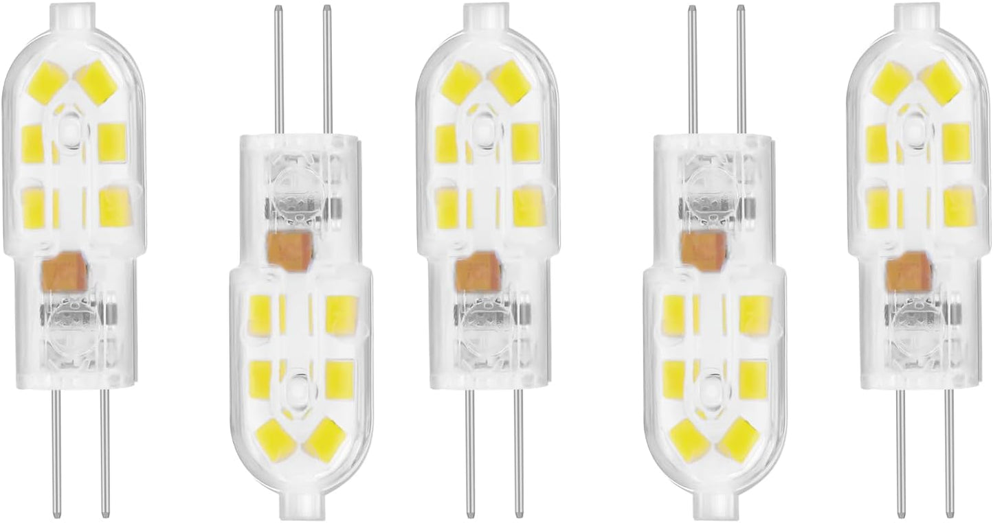 Bombilla LED G4 12V 2W base bi-pin para campana ventilación