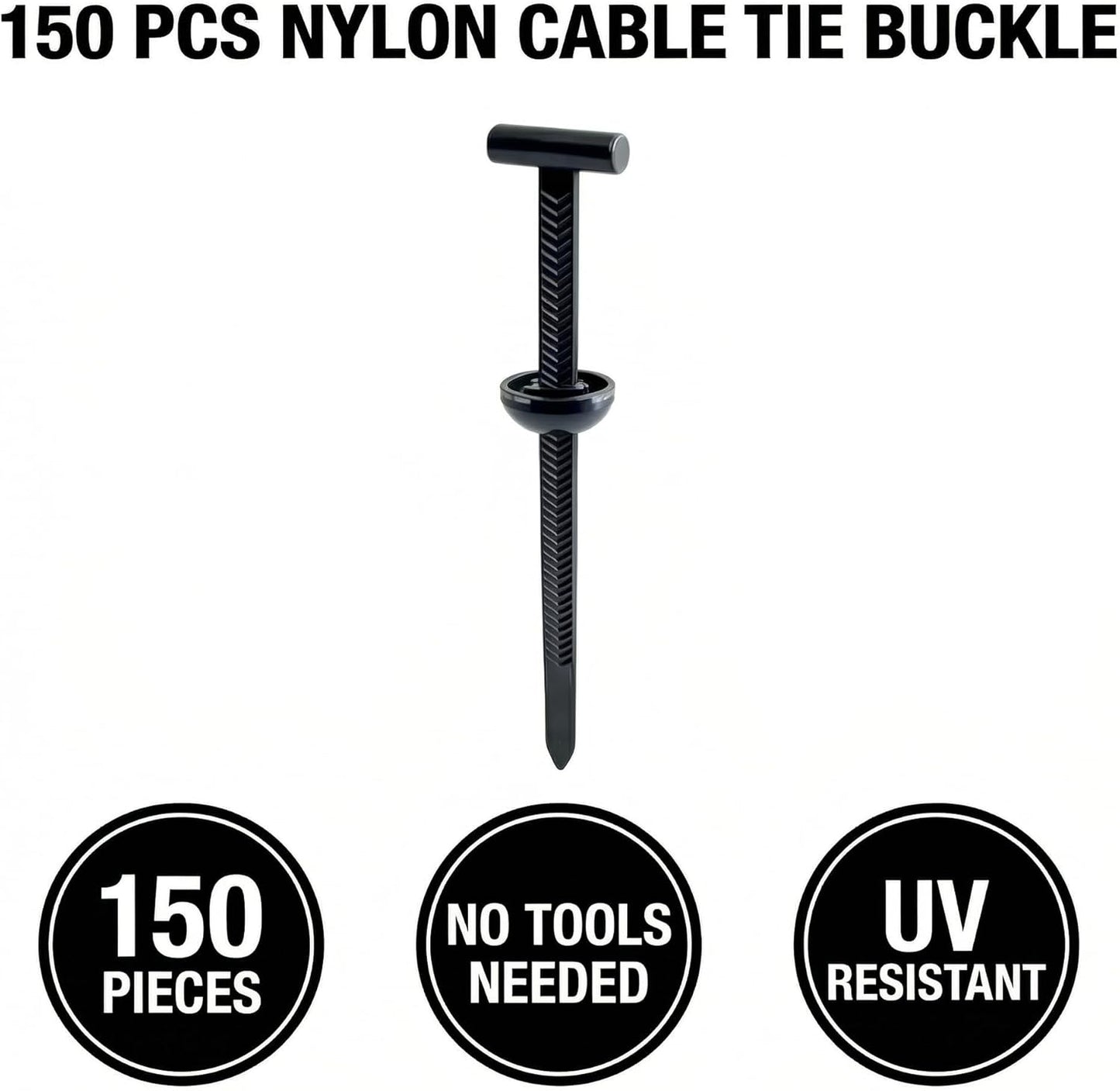 Set 100 Pzas Cierre Correa Nylon Automotriz Resistente UV