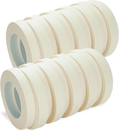 Set 20 Rollos Cinta Adhesiva Blanca 0.75x55yds