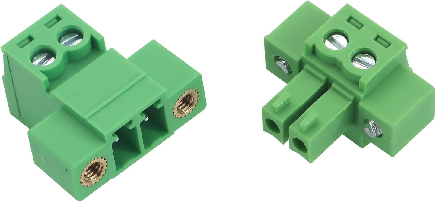5 Set Conectores Terminales 2 Pines 0.150pulg 28-16AWG