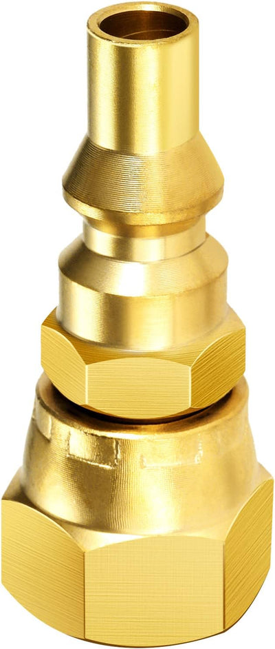 Accesorio conexión rápida propano RV 1/4x3/8 pulg hembra calentador