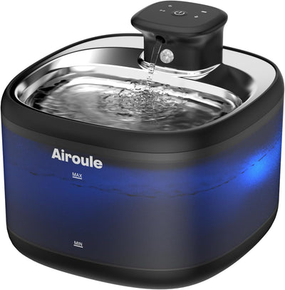 Fuente agua inalámbrica para gatos y perros con filtros