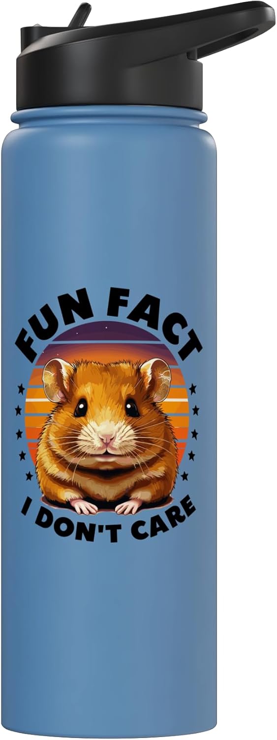 Botella térmica acero inox para hamster divertida