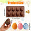 Moldes de silicona para huevos 8 cavidades decoración pasteles y chocolates