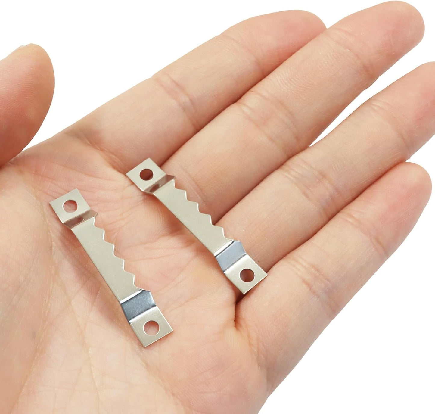 100 Pzas Gancho Cuadro Metal Resistente a la Rostura