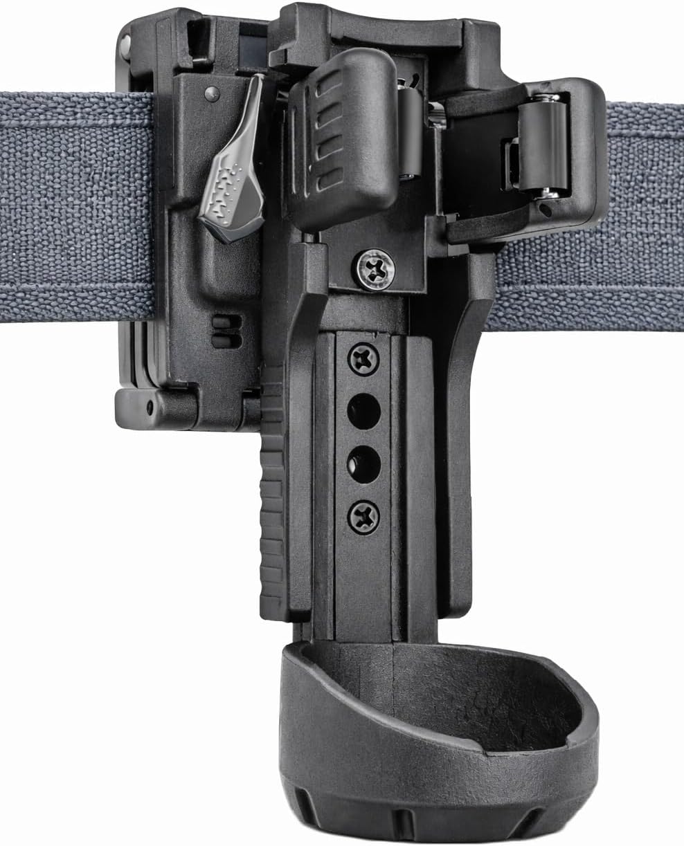 Funda táctica linterna K8 con clip y soporte desmontable