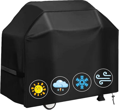 Cubierta parrilla 67pulg resistente agua viento UV polvo