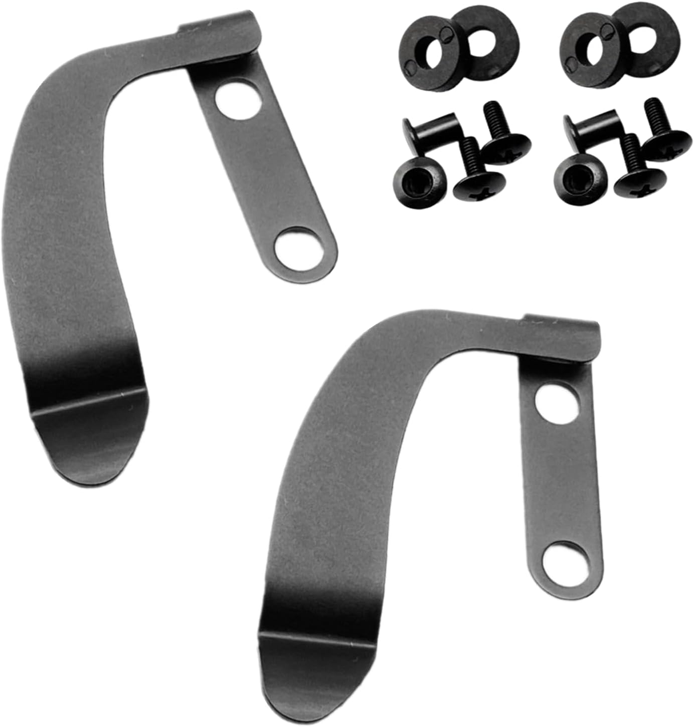Clip cinturón acero inox 420 para funda Kydex