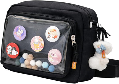 Bolso bandolera pequeño de nailon kawaii