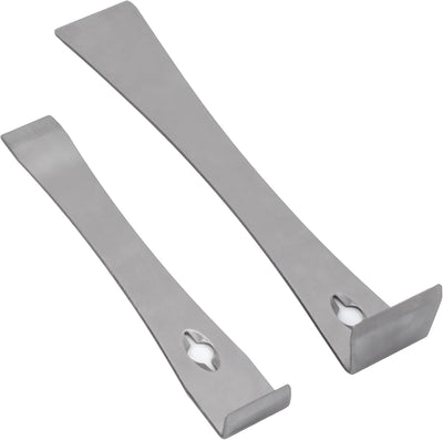 Rascador barra plana acero inox 7-1/4 y 9-1/4 2 pzas