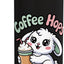 Bote de agua aislado para café con forma de conejo chibi de acero inoxidable