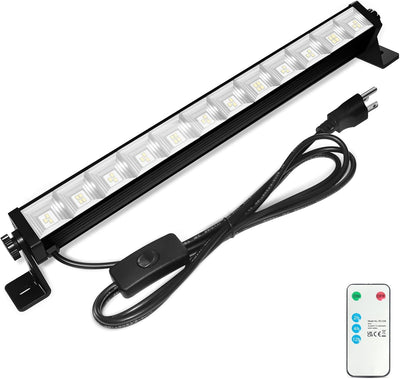 Luz LED garage 24W blanca 6000K con control remoto y cable 6.5pies