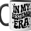 Taza Cerámica Escandinava Con Dibujo Abuela Negro/Blanco