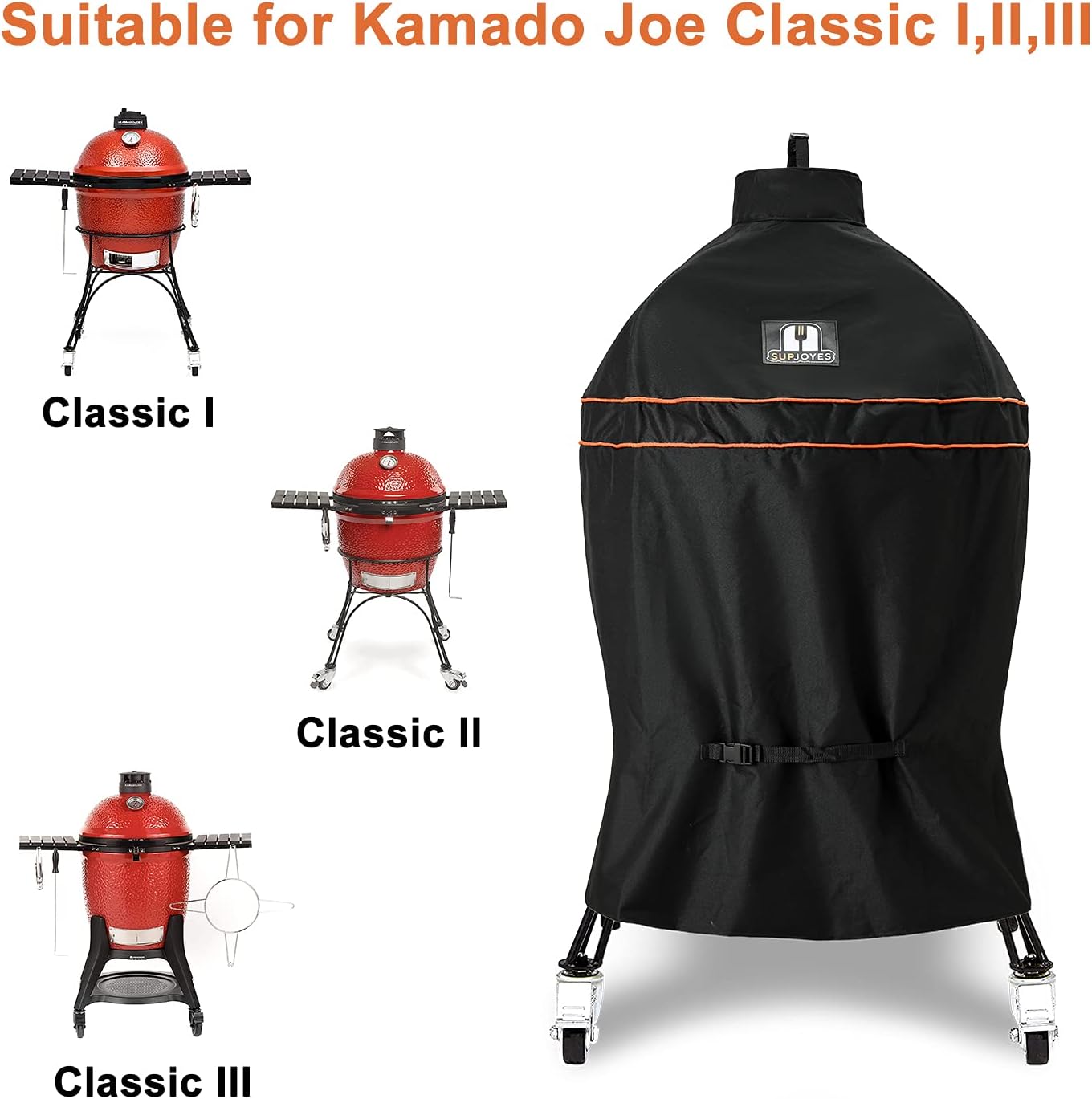 Cubierta parrilla Kamado Joe Classic impermeable