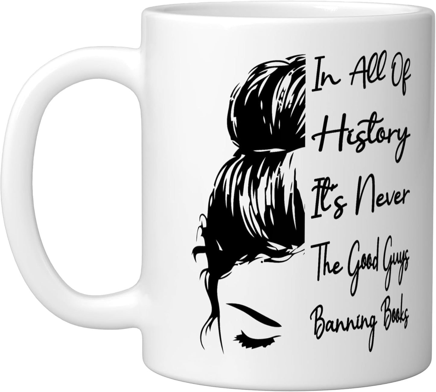 Taza Cerámica Blanca Libros Prohibidos