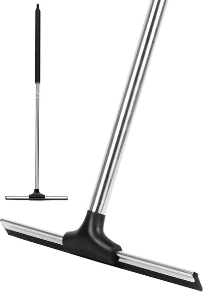 Escobilla piso acero inox 59pulg hoja silicona 10pulg