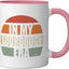 Taza de cerámica retro para panadería en casa