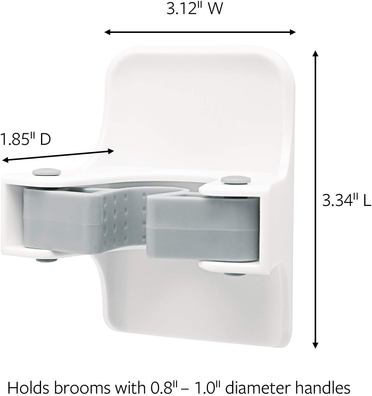 2 Pzas Clips Adhesivos para Escobas