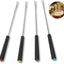 Tenedores fondue acero inox 9.1pulg con mango resistente